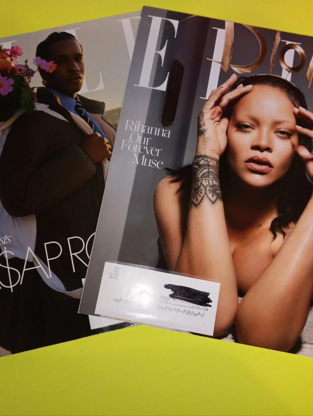 Elle magazine Rihanna & ASAP